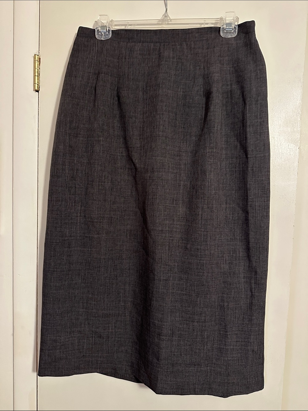 Sag Harbor Charcoal Gray Pencil Skirt